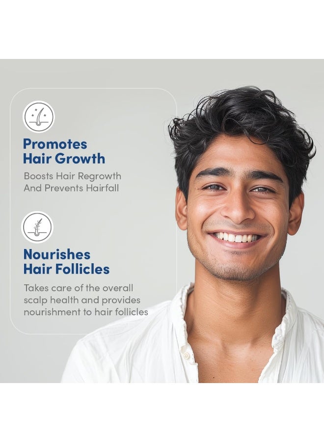 مان ماترز زيت مان ماترز للشعر بخلاصة إكليل الجبل والبصل والبرينجراج والشيكاكاي والبراهمي والأملا | يقلل من تكسر الشعر ويغذي الشعر ويحافظ على لمعانه | 100 مل - Image 3